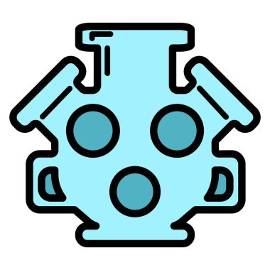 Fıçı yağı endüstrisini durdurun, petrol konsepti ikonu tarafından dünya petrol kirliliği, yeşil eko dünya karikatürü düz vektör çizimi, beyazda izole. Çevre dostu alternatif enerji kaynağı.