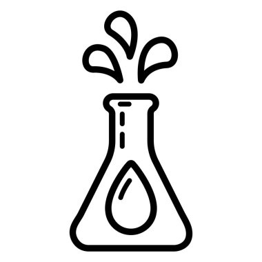 Varil yağı endüstrisi, petrol konsepti ikonu ile dünya petrol kirliliği, yeşil eko dünya basit düz vektör çizimi, beyaza izole. Çevre dostu alternatif enerji kaynağı.