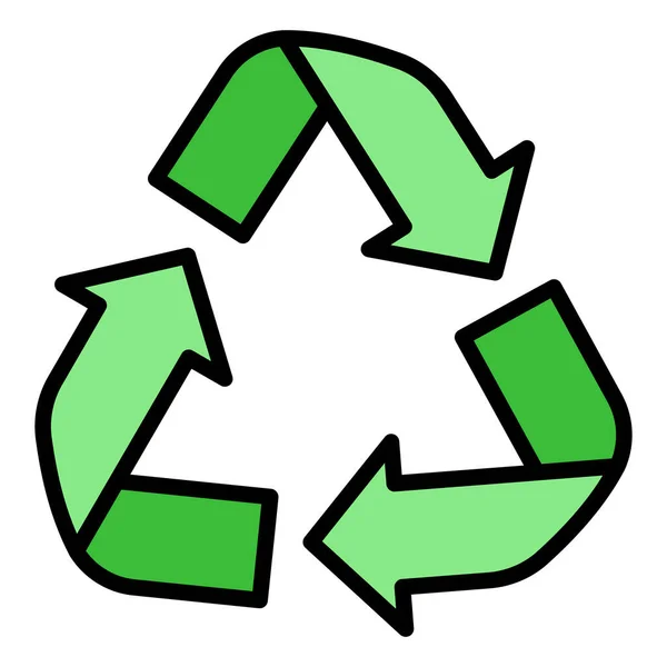Umweltfreundliche Alternative Energiequelle Und Abfallrecycling Symbol Konzept Grüne Öko Erde — Stockvektor