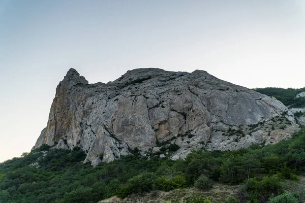 Półwysep Krymski Lipca 2021 Górski Krajobraz Krymu Pobliżu Miasta Koktebel — Zdjęcie stockowe