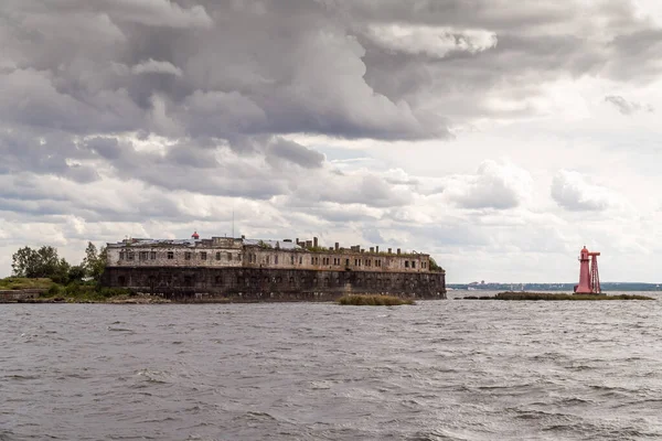 Rusia San Petersburgo Agosto 2021 Fort Kronshlot Monumento Historia Arquitectura —  Fotos de Stock