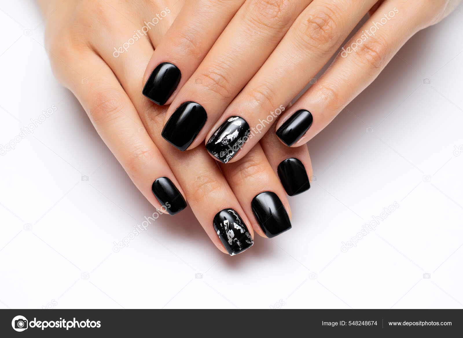 MustTry Black, White, and Silver Nail Designs for 2024 Perfect for 21+!