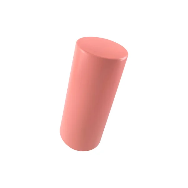 Vektor Cylinder Realistiskt Isolerat Objekt — Stock vektor