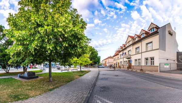 Senec Teki Belediye Binası Ana Meydan Slovakya Stok Resim