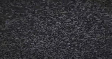 Analog televizyonun TV sesi. Sinyal yok eski tip TV