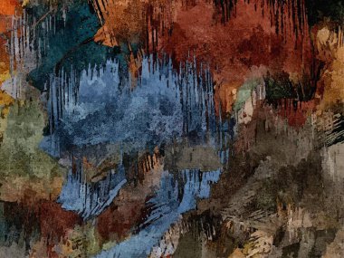 soyut grunge arkaplan grafiksel stilize boya lekelerinin dokulu tuval üzerinde