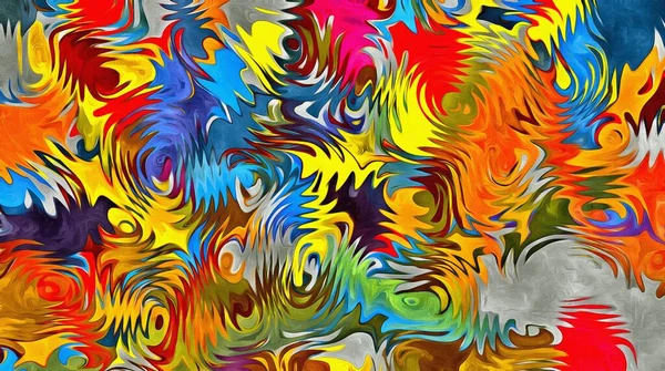 Abstrakte Grunge Hintergrundgrafik Auf Texturierter Leinwand Mit Chaotischen Pinselstrichen — Stockfoto
