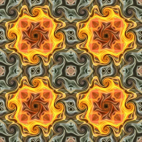 Abstract Vintage Achtergrond Gekleurd Mozaïek Symmetrisch Patroon Geweven Doek Kleurrijke — Stockfoto