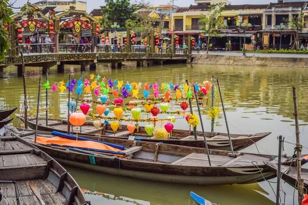 Hoi Egy ősi város, Vietnam. Vietnam újra megnyitja kapuit a turisták után karantén Coronovírus COVID 19 — Stock Fotó