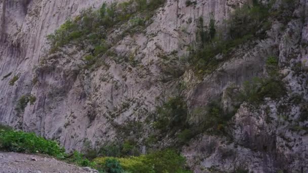 Nádherný kaňon řeky Moracha. Koncept cestování do Černé Hory — Stock video