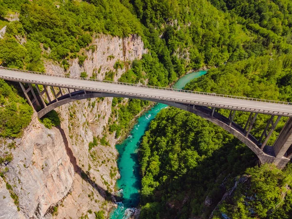 Montenegro Dzhurdzhevich Brücke Über Den Fluss Tara — Stockfoto