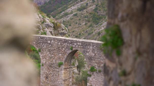 Acquedotto Bar Acquedotto Pietra Situato Sul Lato Nord Della Fortezza — Video Stock