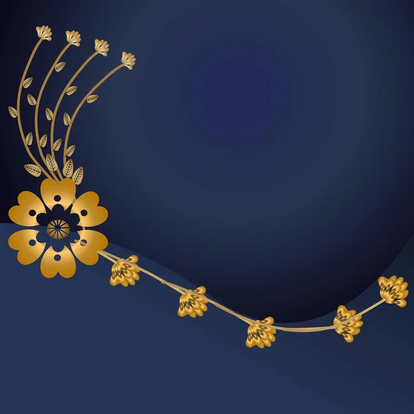 Золотой Абстрактный Мандальный Орнамент Фона Приглашений Открыток Премиальных Шаблонов — стоковое фото