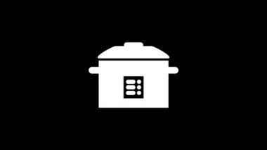 Siyah arkaplanda çoklu arıza simgesi. Video projeniz için yaratıcı 4k görüntüleri.