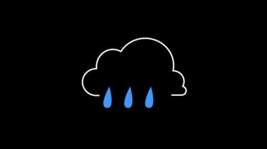 Siyah arkaplanda arıza simgesi. Video projeniz için yaratıcı 4k görüntüleri.