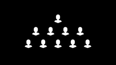 Siyah arkaplanda arıza iletişim simgesi. Video projeniz için yaratıcı 4k görüntüleri.