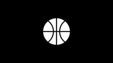 Siyah arkaplanda Arıza basketbol topu simgesi.