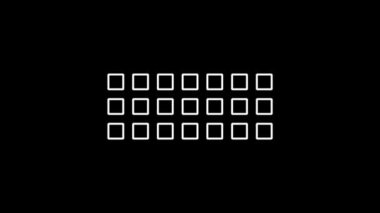 Siyah arkaplanda Arıza karesi simgesi.