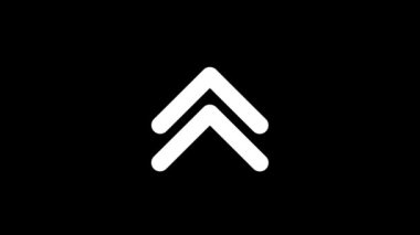 Siyah arkaplanda beyaz ok resmi.