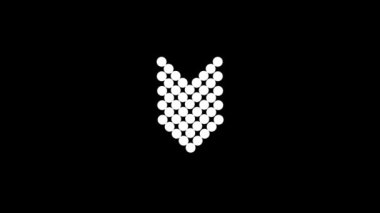 Siyah arkaplanda beyaz ok resmi.