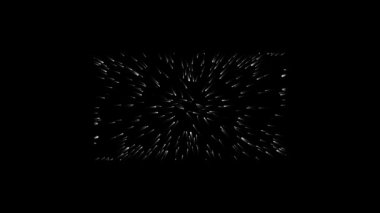 White picture of starry sky on a black background.