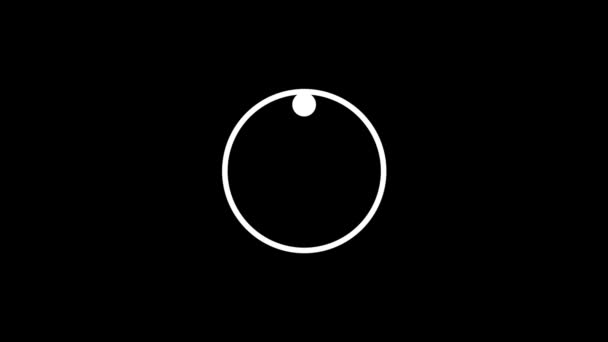 Imagem branca da pulseira em um fundo preto. — Vídeo de Stock