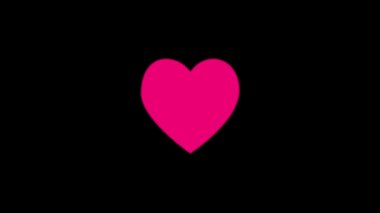 Color picture of heart on a black background.