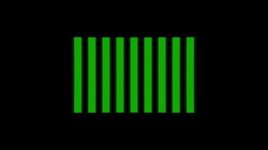 Color picture of lines on a black background.