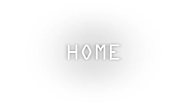 White home icon with shadow isolated on white background. cozy house. 4K video animation for motion graphics.
