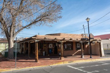 Albuquerque, New Mexico, Amerika Birleşik Devletleri - 3 Ocak 2017. Albuquerque, NM 'deki Amerikan Uluslararası Çıngıraklı Yılan Müzesi' nin dış görünüşü. 