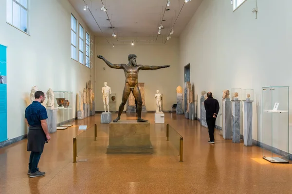 Atenas Grecia Noviembre 2016 Vista Interior Del Museo Arqueológico Nacional — Foto de Stock