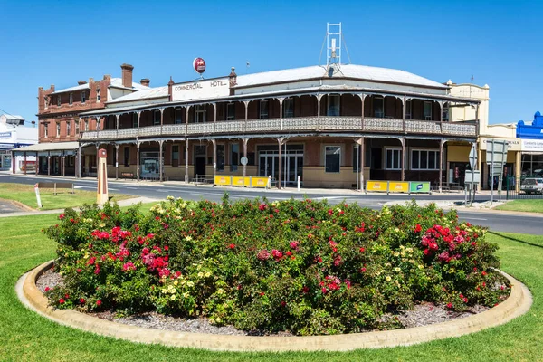 Nhill Victoria Austrálie Března2017 Pohled Exteriéru Komerční Hotel Nhill Victoria — Stock fotografie