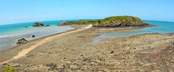 Wedge Island Zátony Cape Hillsborough Nemzeti Park Queensland Ausztrália — Stock Fotó