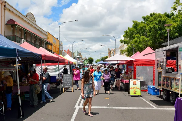 Maryborough Queensland Australië December 2017 Zicht Maryborough Heritage Street Markets — Stockfoto