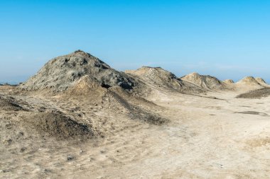 Gryphon çamur volkanları Gobustan, Azerbaycan 'da.