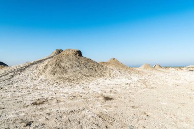 Gryphon çamur volkanları Gobustan, Azerbaycan 'da.