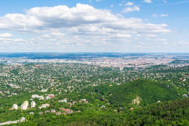 Macaristan 'ın başkenti Budapeşte' ye Elizabeth Lookout 'tan bir bakın..