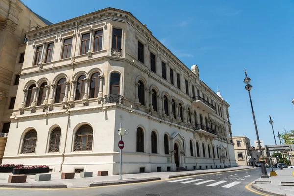 Baku Azerbaijão Maio 2019 Vista Exterior Edifício Que Abriga Administração — Fotografia de Stock