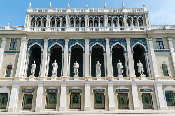Baku Azerbaijão Maio 2019 Vista Exterior Museu Literatura Nizami Baku — Fotografia de Stock