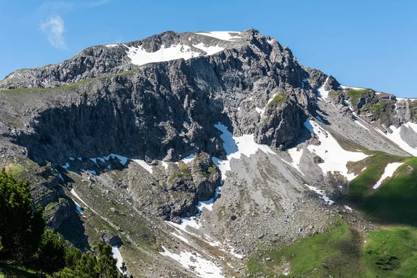Der Augstenberg 2359 Der Nähe Des Skigebiets Malbun Liechtenstein — Stockfoto