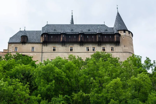 Karlstejn República Checa Julio 2016 Vista Exterior Del Castillo Karlstejn — Foto de Stock