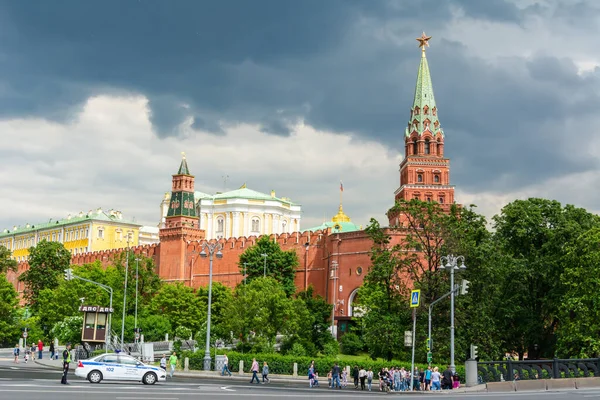 Moscou Rússia Junho 2017 Vista Kremlin Moscou Complexo Fortificado Centro — Fotografia de Stock