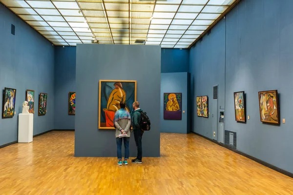 Moscow Russia July 2017 Interior View New Tretyakov Gallery Moscow — Stock Photo, Image