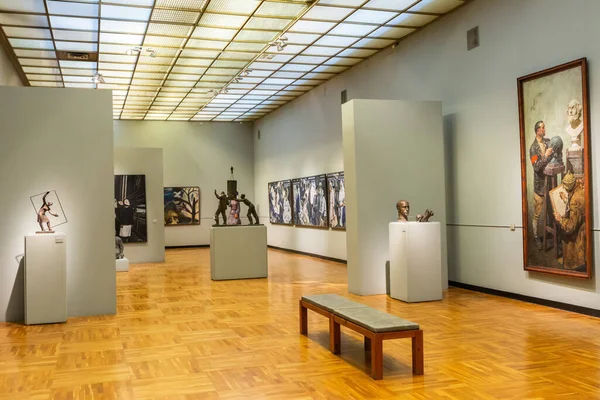 Moscow Russia July 2017 Interior View New Tretyakov Gallery Moscow — Stock Photo, Image