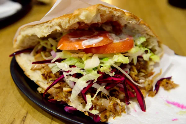 Berliner Döner Fladenbrot — Stockfoto