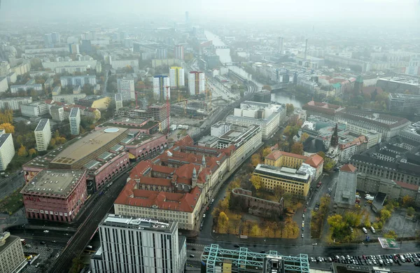 Berlim Alemanha Novembro 2018 Vista Sobre Berlim Com Alexa Shopping — Fotografia de Stock