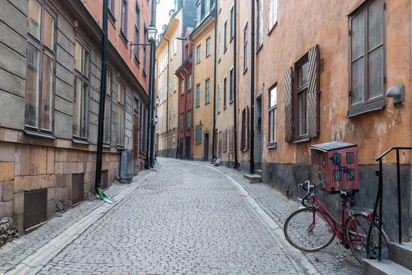 Stockholm Suède Novembre 2018 Vue Sur Rue Dans Quartier Historique — Photo