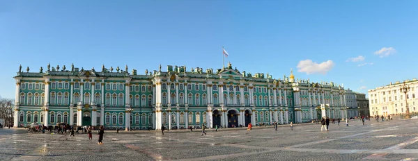 Petersburg Rosja Marca 2018 Wygląd Zewnętrzny Budynku Muzeum Ermitażu Placu — Zdjęcie stockowe