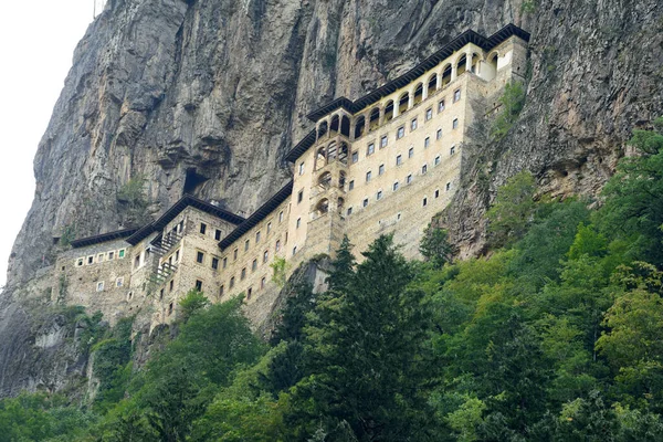 Exterior View Sumela Monastery Mountains Black Sea Coast Turkey — Stock Photo, Image