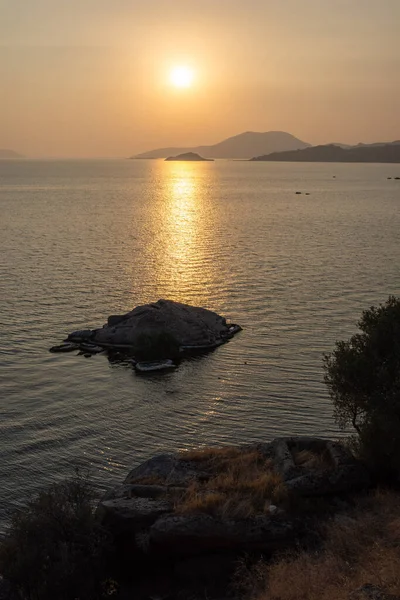 Sunset Bafa Lake Turkey — Stock Photo, Image